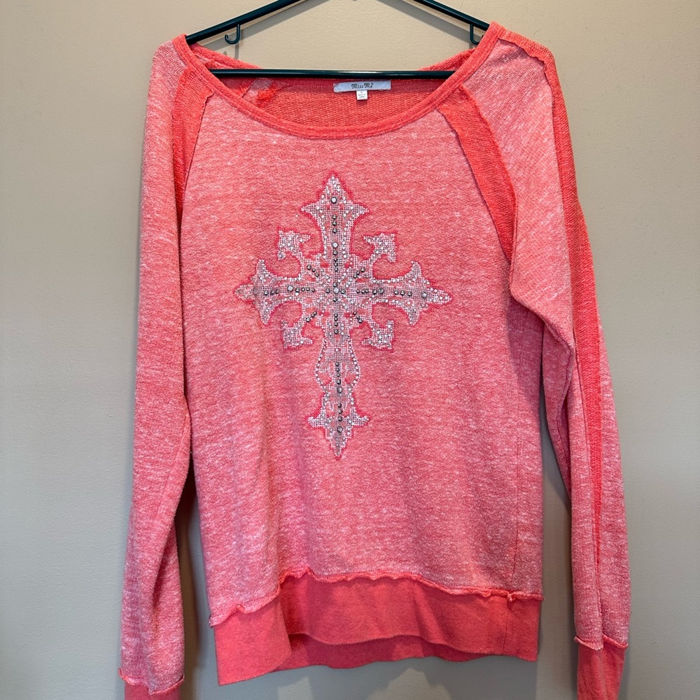 Miss Me Size Small Women’s crew neck sweatshirt